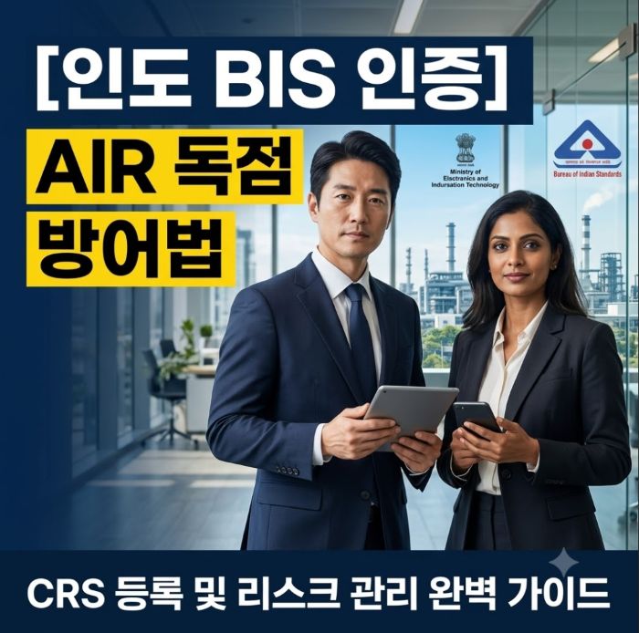 인도 BIS 인증 및 AIR 현지 대리인 독점 리스크 방어 전략 CRS 등록 가이드 비즈니스 썸네일