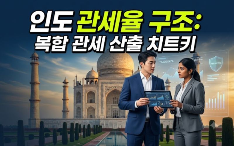 인도 관세율 구조 해부 및 BCD, SWS, IGST 복합 실효관세율 계산법과 세무 리스크 방지 전략 비즈니스 미팅 썸네일 이미지